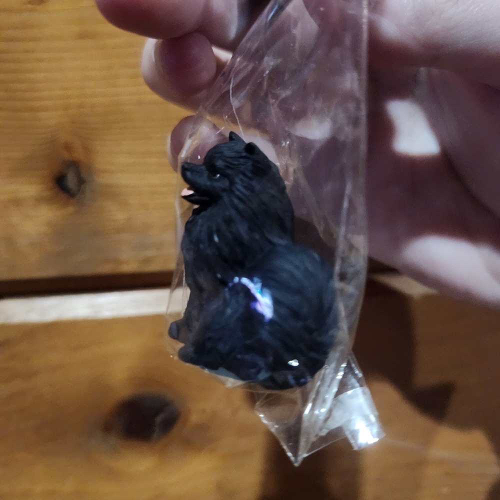 Conversation Concepts Vintage Black Pomeranian Mini Dollhouse Figurine DTN-03B